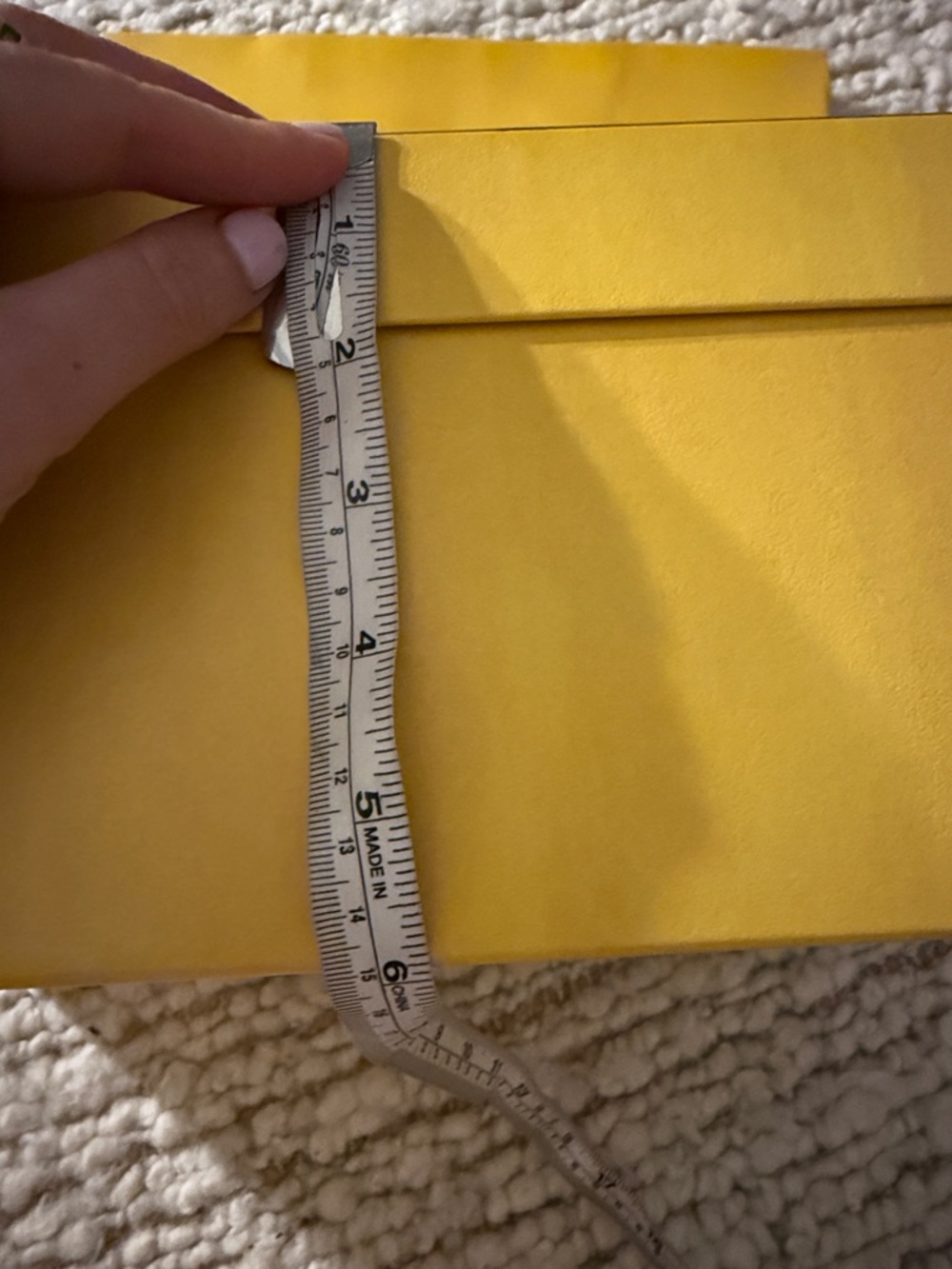 💛 NEW Fendi Yellow Branded Gift Box Set  / Shopping bag - Picture 4 of 6